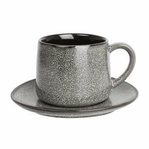 Olympia Mineral Triangular Cappuccino Saucer Grey Stone 150mm (Pack of 6) - DF182 - 3