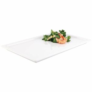 APS Apart Melamine Rectangular Buffet Tray White GN 1/2 - GD101 - 1