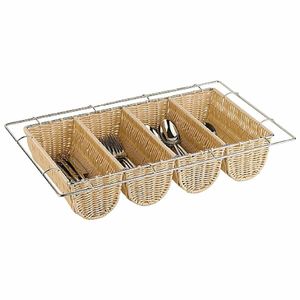 APS Rattan Cutlery Dispenser - CB674 - 1