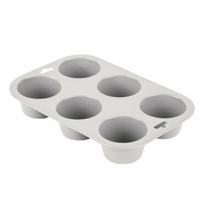 Vogue Flexible Silicone 6 Cup Muffin Tray - DA520 - 1