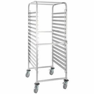 Vogue Gastronorm Racking Trolley 15 Level - GG499 - 1