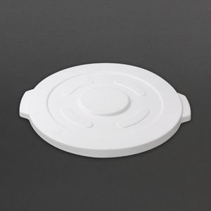 Vogue Polypropylene Round Container Bin Lid Large - GG796 - 1