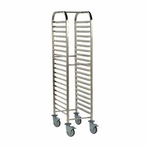 Matfer Bourgeat Full Gastronorm Racking Trolley 20 Shelves - P473 - 1