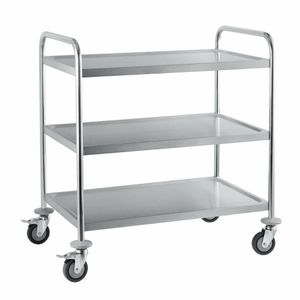Craven Stainless Steel 3 Tier Clearing Trolley - P479 - 1