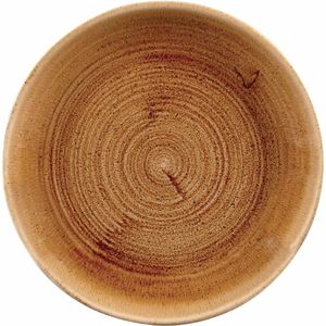 Churchill Stonecast Patina Coupe Plates Vintage Copper 165mm (Pack of 12) - DR663 - 1