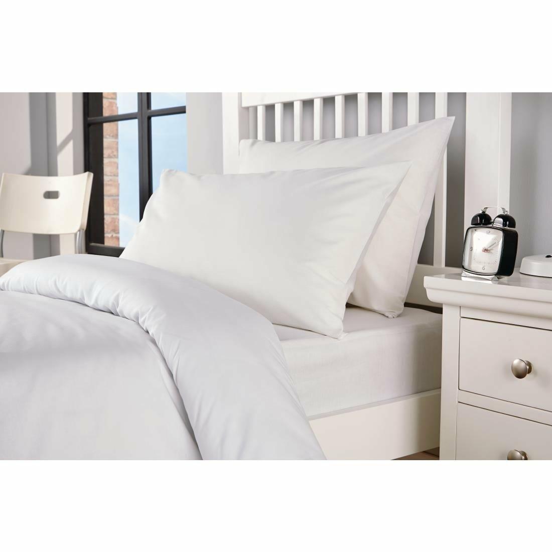 Mitre Essentials Spectrum Housewife Pillowcase White - HB914 - 1