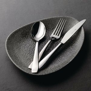 Churchill Studio Prints Raku Triangular Plates Quartz Black 356mm (Pack of 6) - DY215 - 3