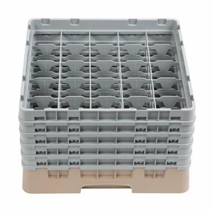 Cambro Camrack Beige 25 Compartments Max Glass Height 257mm - DW556 - 3