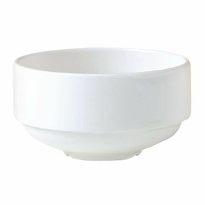 Steelite Monaco White Stacking Unhandled Soup Cups 285ml (Pack of 36) - V6874 - 1