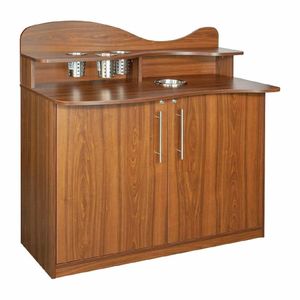 Coffee Station Walnut Finish - FW549 - 1