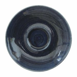 Churchill Monochrome Cappuccino Saucer Mist Blue 158mm (Pack of 12) - DR675 - 1