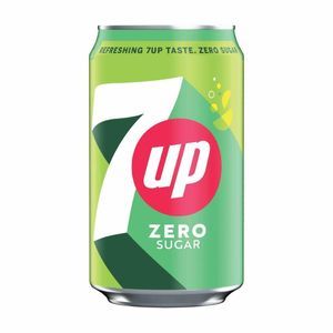 7up Sugar-free Cans 330ml (Pack of 24) - FW837 - 1