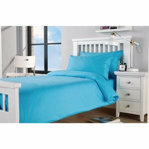 Mitre Essentials Spectrum Duvet Cover Open Turquoise Super King - HB661 - 1