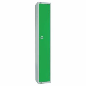 Elite Single Door Camlock Locker Green - W984-C - 1