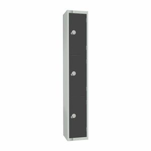 Elite Three Door Electronic Combination Locker Graphite Grey - GR693-EL - 1