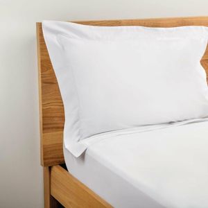 Mitre Comfort Percale Oxford Pillowcase White - HB924 - 1