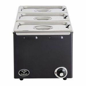 King Edward Wet and Dry Heat Bain Marie Black - FS282 - 3
