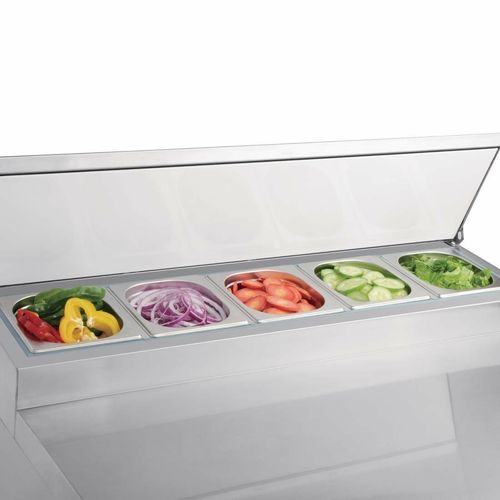 Polar G-Series Pizza Prep Counter Fridge 254Ltr - G604 - 11