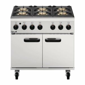 Lincat Phoenix Natural Gas 6 Burner Oven Range PHGR01/N - DG284-N - 3