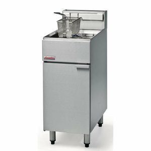 Blue Seal Fastfri Single Tank Twin Basket Free Standing Propane Gas Fryer FF18 - CM602-P - 1