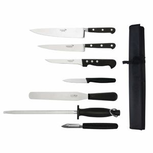 Deglon Sabatier 7 Piece Knife Set and Wallet - S461 - 1