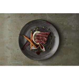 Churchill Stonecast Raw Evolve Coupe Plate Black 260mm (Pack of 12) - FS837 - 3