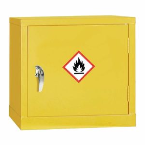 Hazardous Substance Cabinet Single Door Yellow 5Ltr - CD999 - 1