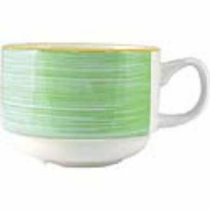 Steelite Rio Green Slimline Stacking Cups 200ml (Pack of 36) - V2882 - 1