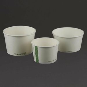 Vegware Compostable Hot Food Pots 230ml / 8oz (Pack of 1000) - GH027 - 3