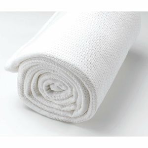 Mitre Essentials Cellular Blanket White Single - GU400 - 1