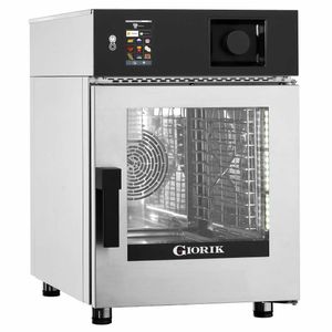 Giorik Kore KM061W 6 x 1/1GN Slimline Electric Combi Oven with Wash System - 1
