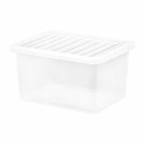 Wham Crystal Storage Box & Lid 31Ltr - 1