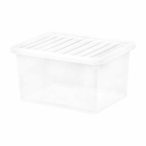 Wham Crystal Storage Box & Lid 37Ltr - 1