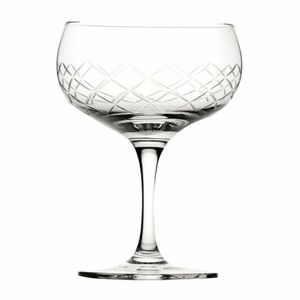 Utopia Raffles Diamond Coupe Glasses 160ml (Pack of 6) - CZ056 - 1
