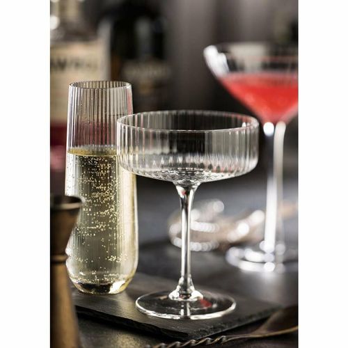 Utopia Hayworth Straight Sided Coupe Glasses 290ml (Pack of 6) - CZ070 - 2
