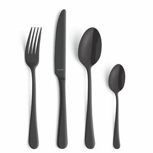 Amefa Medium Teaspoon Black (Pack of 12) - DX637 - 3