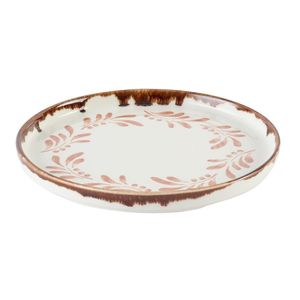 Dudson Harvest Mediterranean Terracotta Round Walled Plate 210mm(Pack of 6) - DX877 - 3