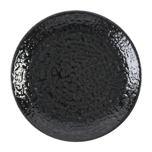 Churchill Studio Prints Homespun Chroma Carbon Coupe Plate 165mm (Pack of 12) - DX819 - 1