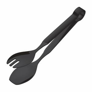 Amefa Buffet Small Serving Tongs Black (Pack of 12) - DX678 - 1