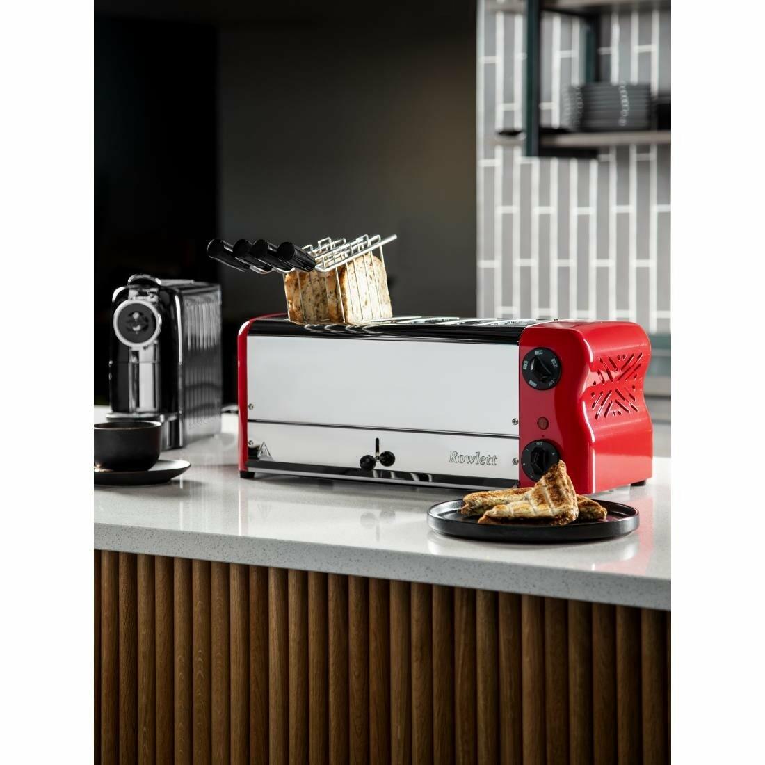 Rowlett Esprit Slot Toaster Traffic Red w/2x Additional Elements