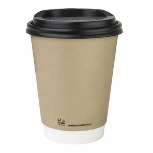 Fiesta Compostable Coffee Cups Double Wall 340ml (Pack of 500) - CU986 - 3