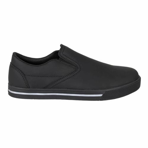 Slipbuster Recycled Microfibre Slip-on Shoe Matte Black 39 - BA062-39 - 2