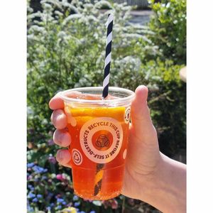 eGreen Printed TWOinONE Flexy Half-pint Glass CE Marked to Brim (Pack of of 1000) - FU893 - 3