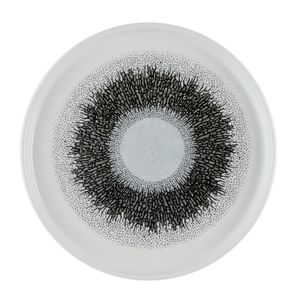 Churchill Studio Prints Fusion Black Walled Plates 210mm (Pack of 6) - HR306 - 1
