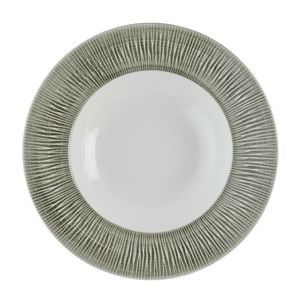 Churchill Bamboo Ceramic Spinwash Alpine Wide Rim Bowls 280mm (Pack of 12) - HR433 - 1