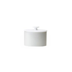 William Edwards Spiro Oval Sugar Bowls White 90mm (Pack of 12) - VV3003 - 1