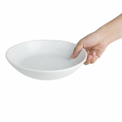 Olympia Denim White Coupe Bowls 220mm (Pack of 6) - FU228 - 4