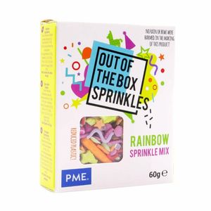 PME Out the Box Rainbow Sprinkle Mix 60g - HU335 - 1