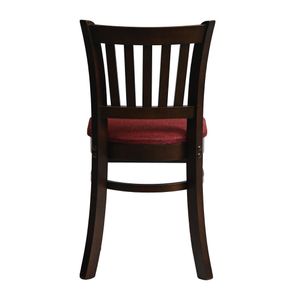Manhattan Dining Chair in Dark Walnut with Shetland Scarlett Seat (Pack of 2) - HX806 - 3