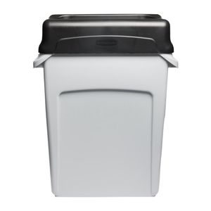 Rubbermaid Slim Jim Swing Lid Black - HY030 - 3